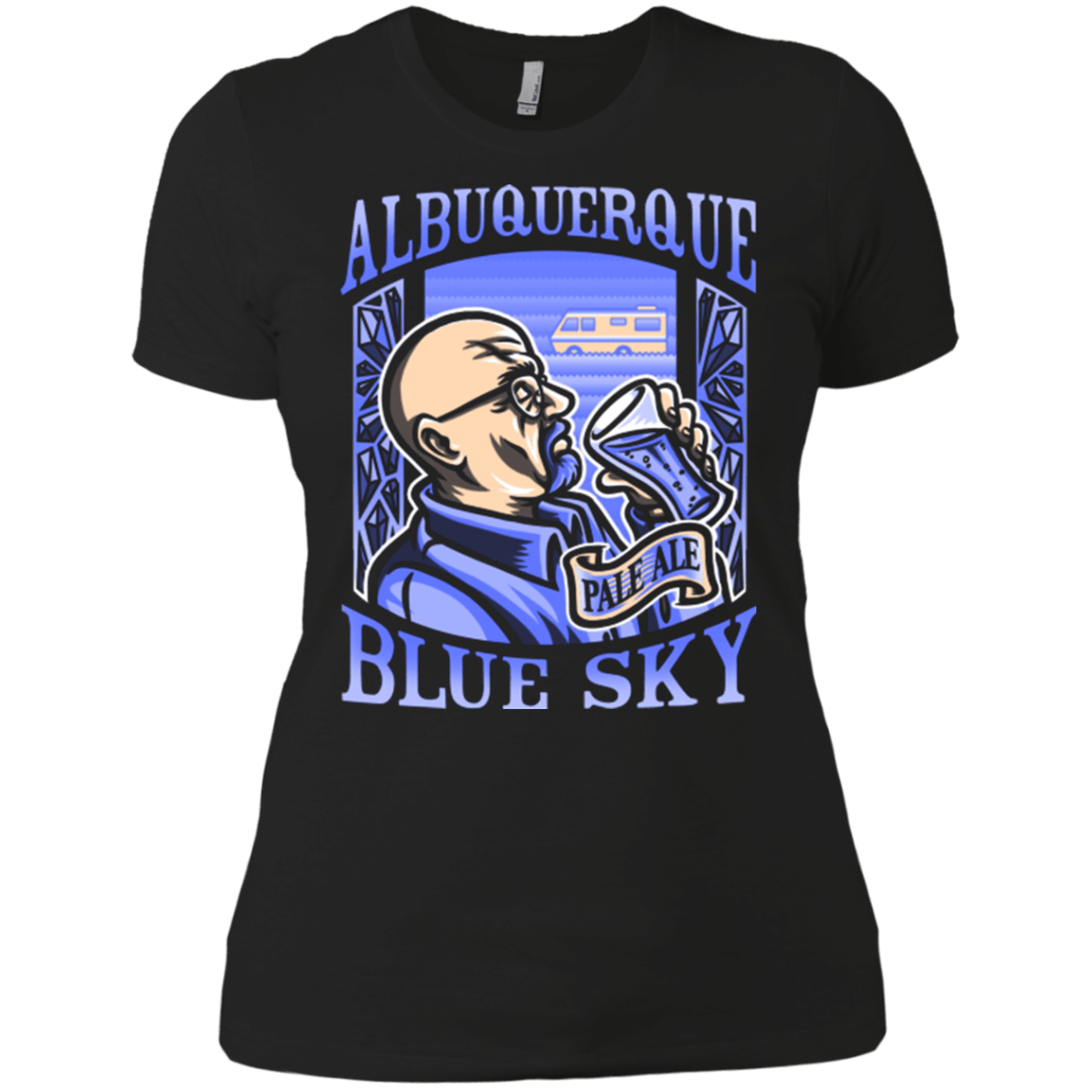 T-Shirts Black / X-Small Albuquerque Blue Sky Women's Premium T-Shirt