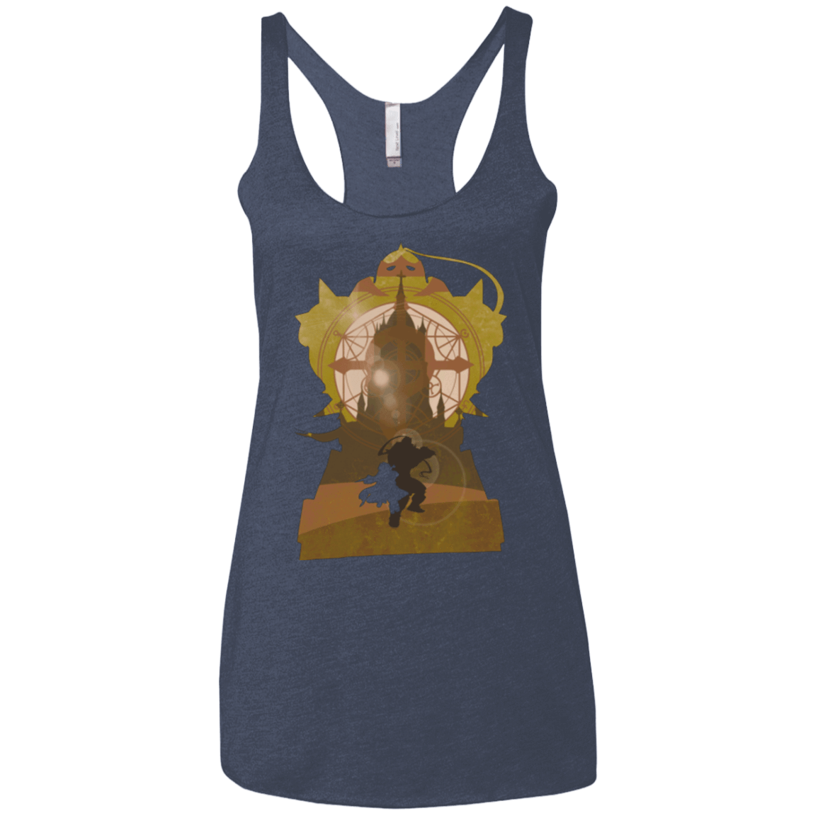 T-Shirts Vintage Navy / X-Small Alchemy Fate Women's Triblend Racerback Tank