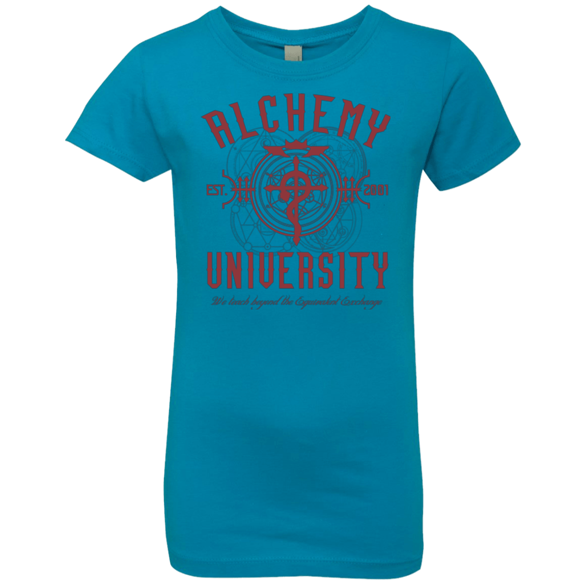 T-Shirts Turquoise / YXS Alchemy University Girls Premium T-Shirt