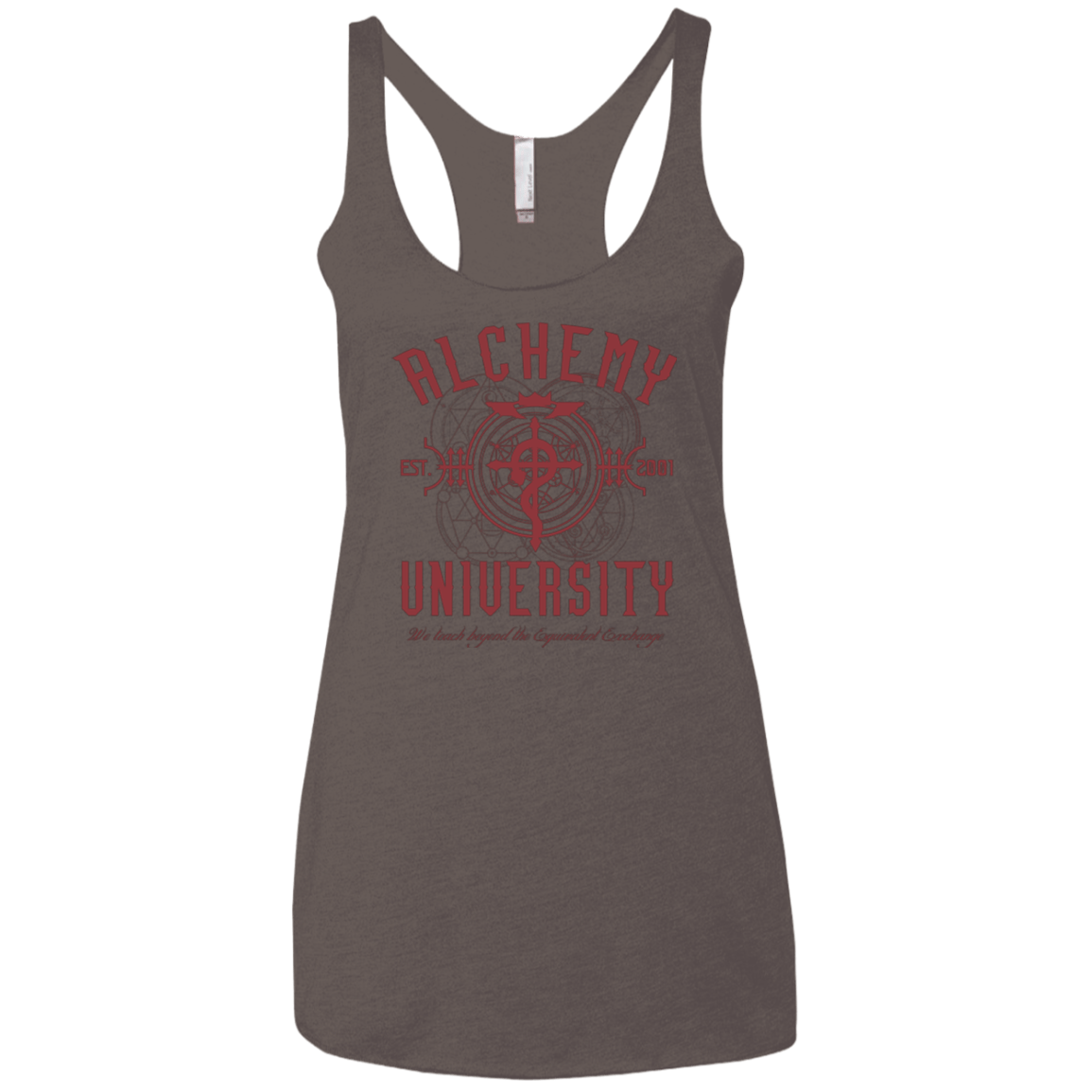 T-Shirts Macchiato / X-Small Alchemy University Women's Triblend Racerback Tank