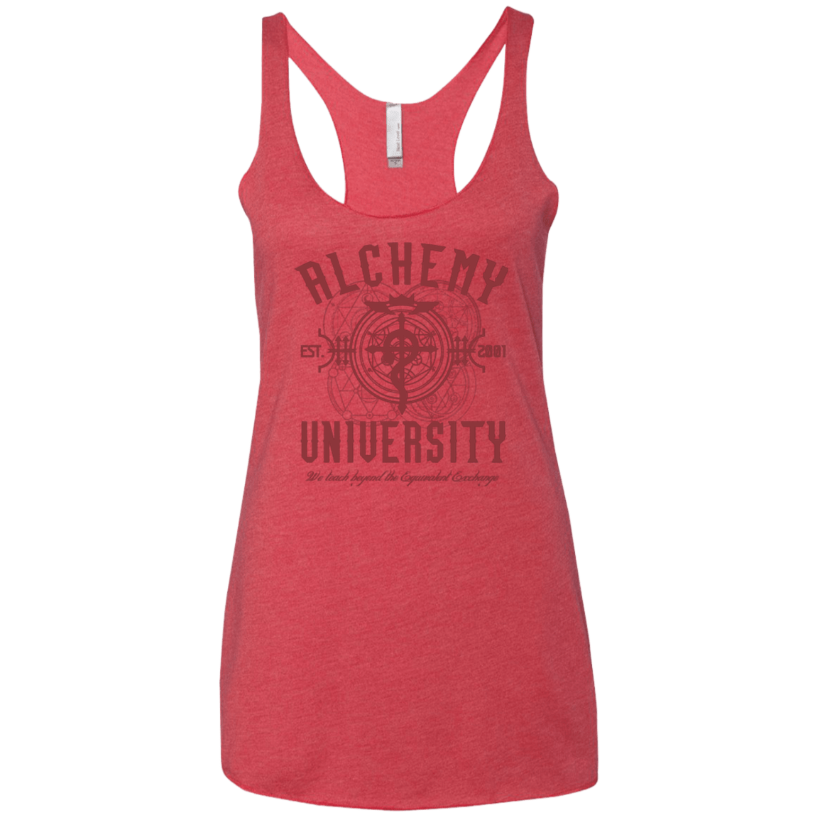 T-Shirts Vintage Red / X-Small Alchemy University Women's Triblend Racerback Tank