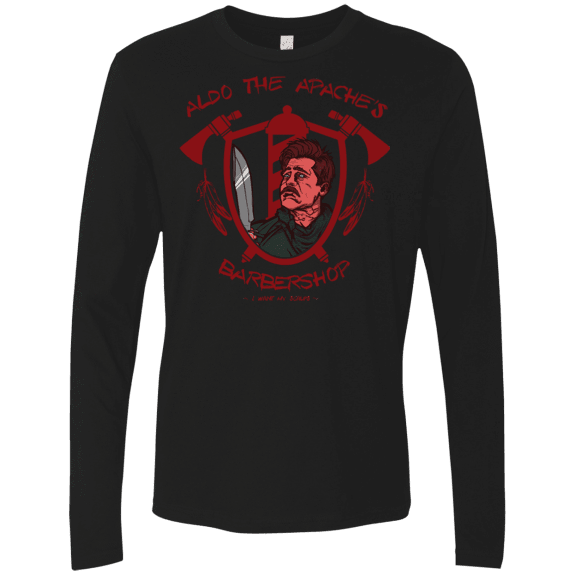 Aldos Barber Shop Men's Premium Long Sleeve