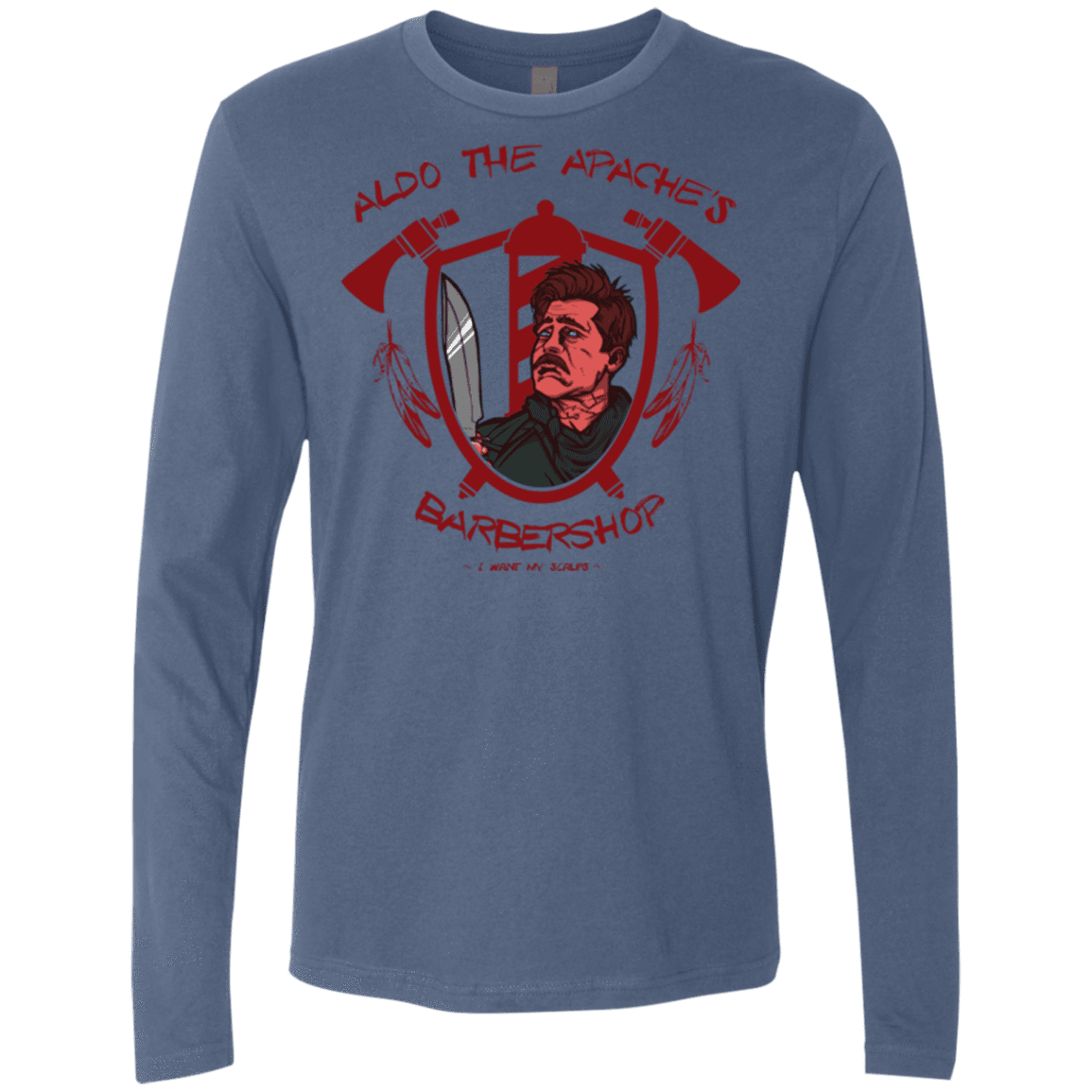 Aldos Barber Shop Men's Premium Long Sleeve