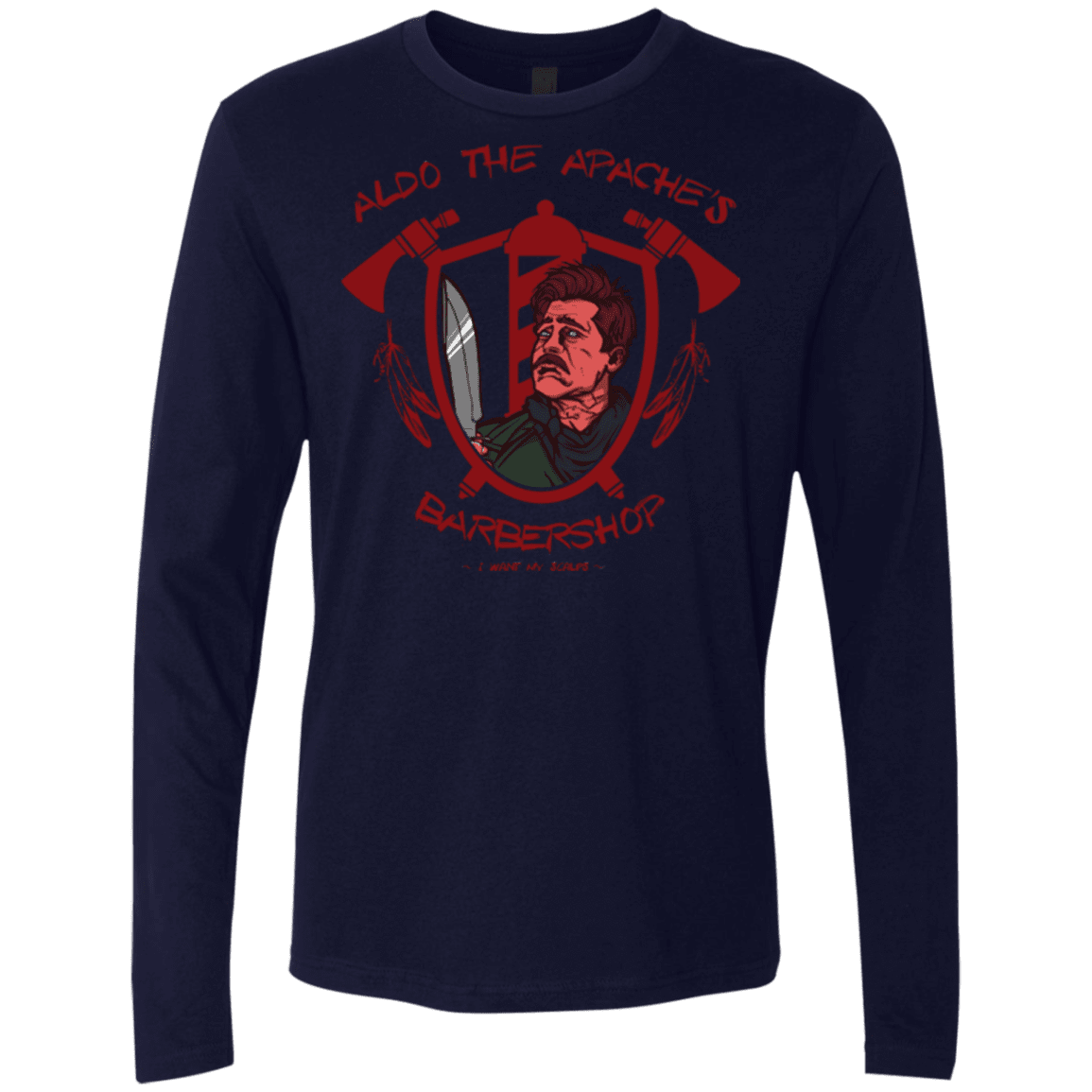 Aldos Barber Shop Men's Premium Long Sleeve
