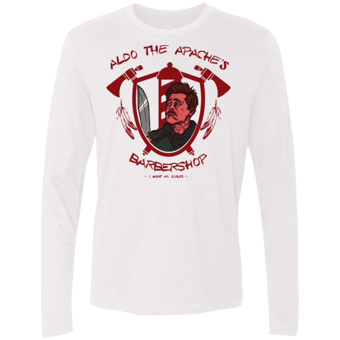 Aldos Barber Shop Men's Premium Long Sleeve