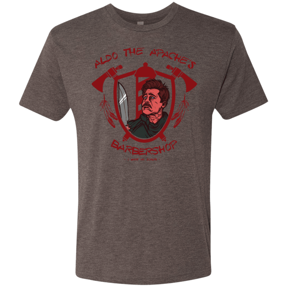 T-Shirts Macchiato / Small Aldos Barber Shop Men's Triblend T-Shirt