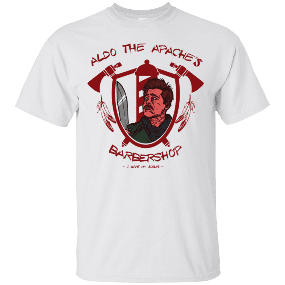 T-Shirts White / Small Aldos Barber Shop T-Shirt