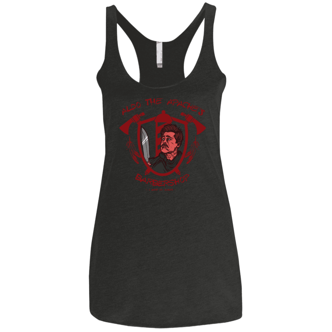 T-Shirts Vintage Black / X-Small Aldos Barber Shop Women's Triblend Racerback Tank