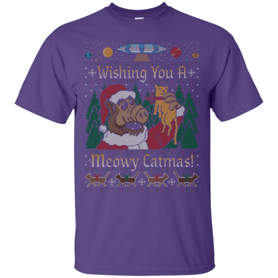 T-Shirts Purple / Small ALF SWEATER T-Shirt