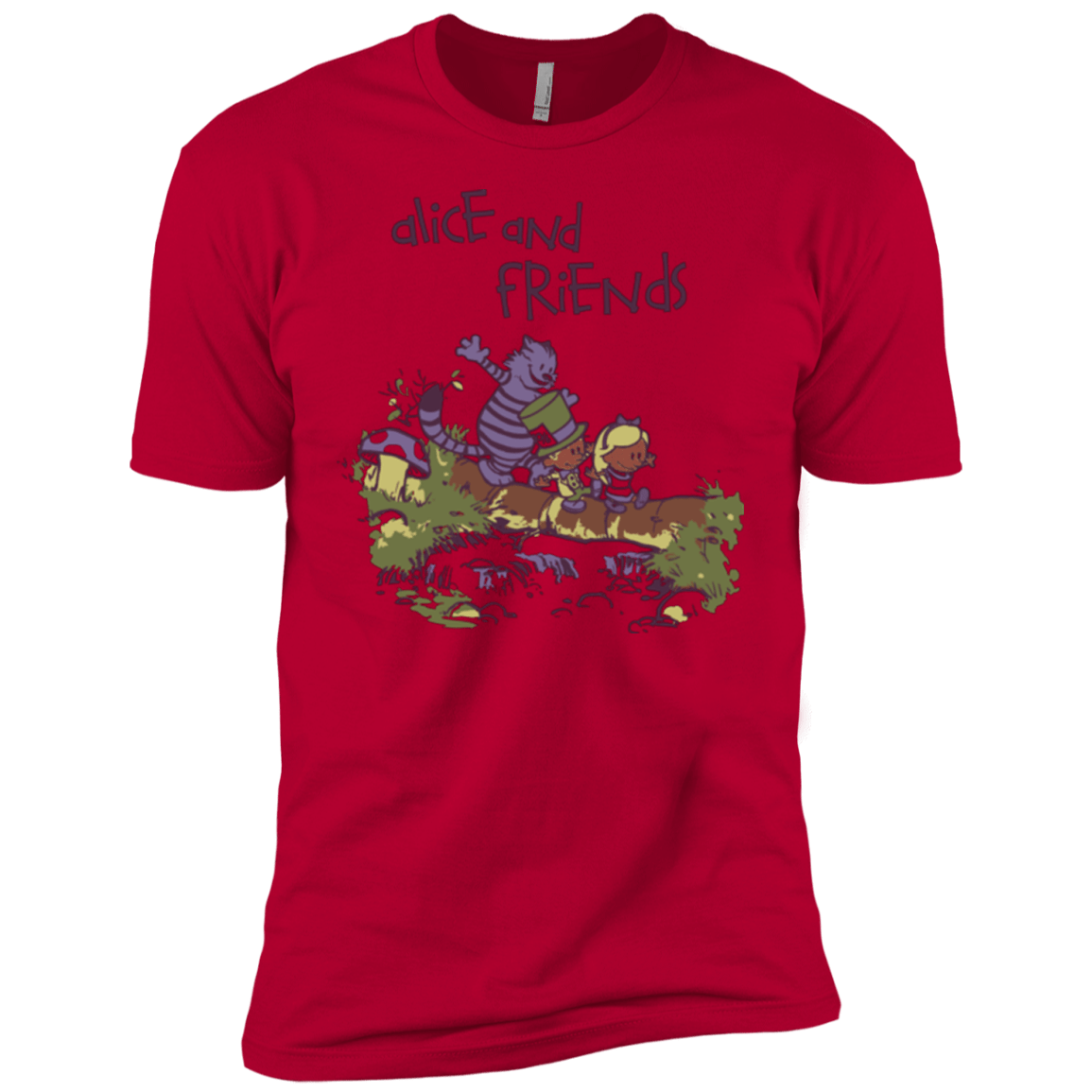T-Shirts Red / YXS Alice and Friends Boys Premium T-Shirt