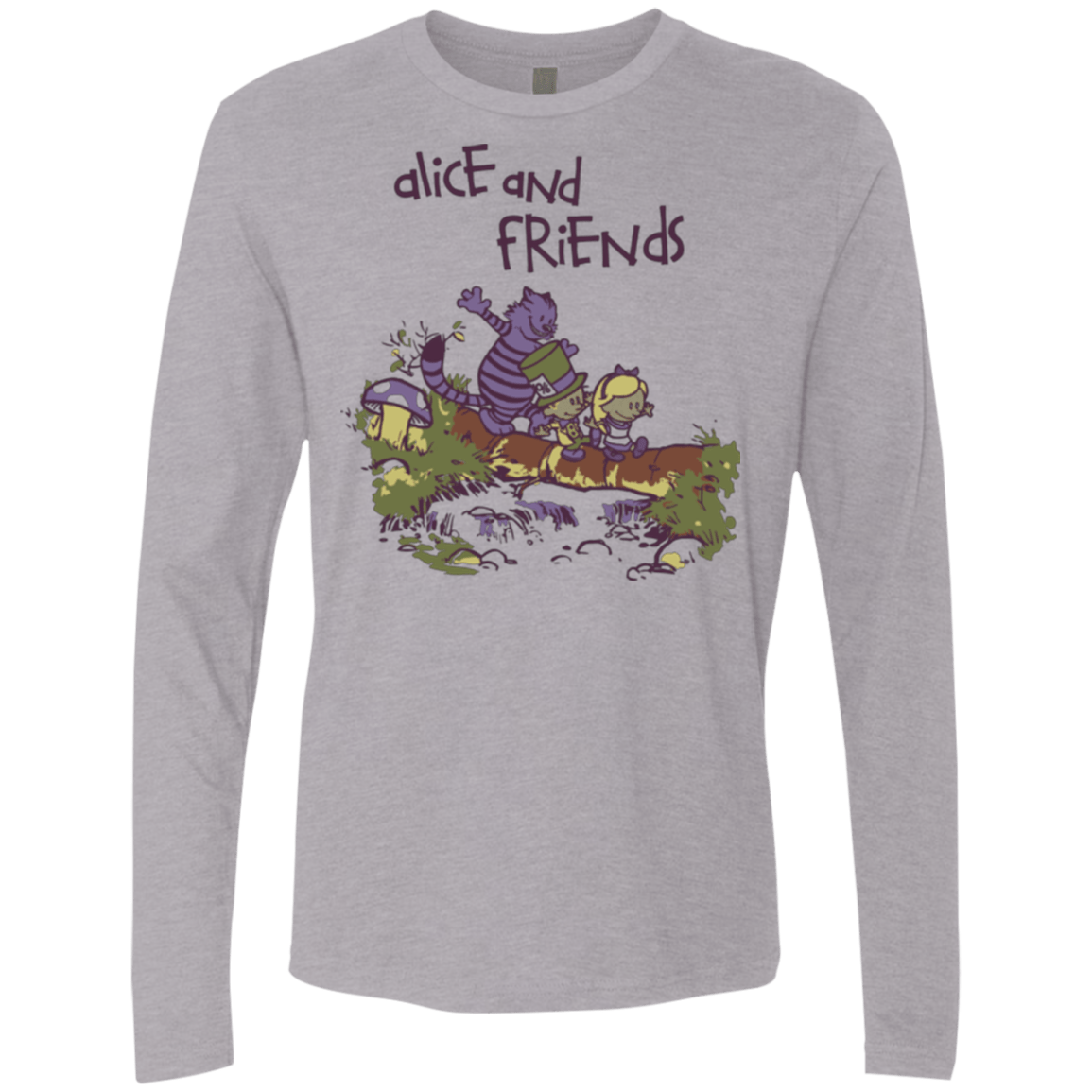 T-Shirts Heather Grey / Small Alice and Friends Men's Premium Long Sleeve