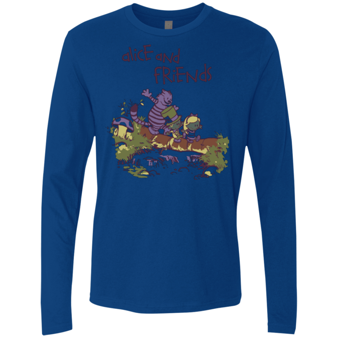T-Shirts Royal / Small Alice and Friends Men's Premium Long Sleeve