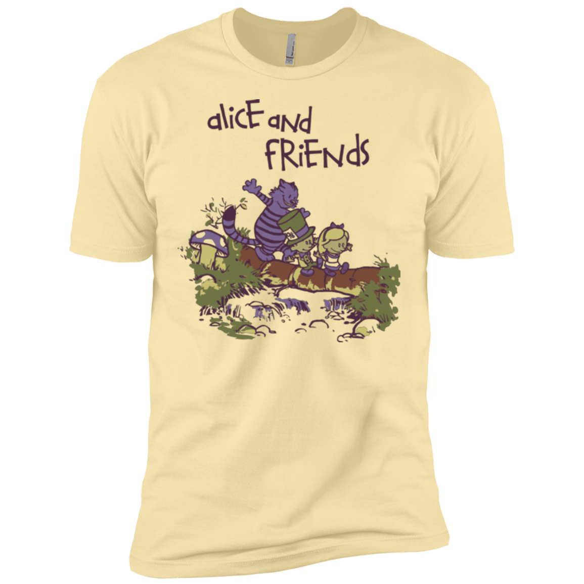 T-Shirts Banana Cream / X-Small Alice and Friends Men's Premium T-Shirt