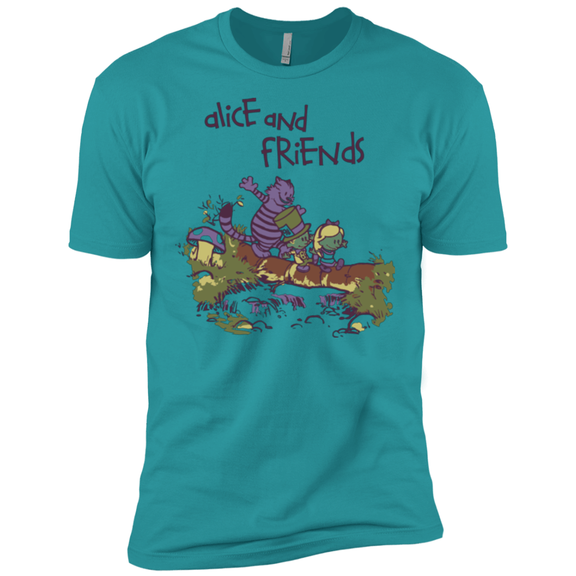 T-Shirts Tahiti Blue / X-Small Alice and Friends Men's Premium T-Shirt