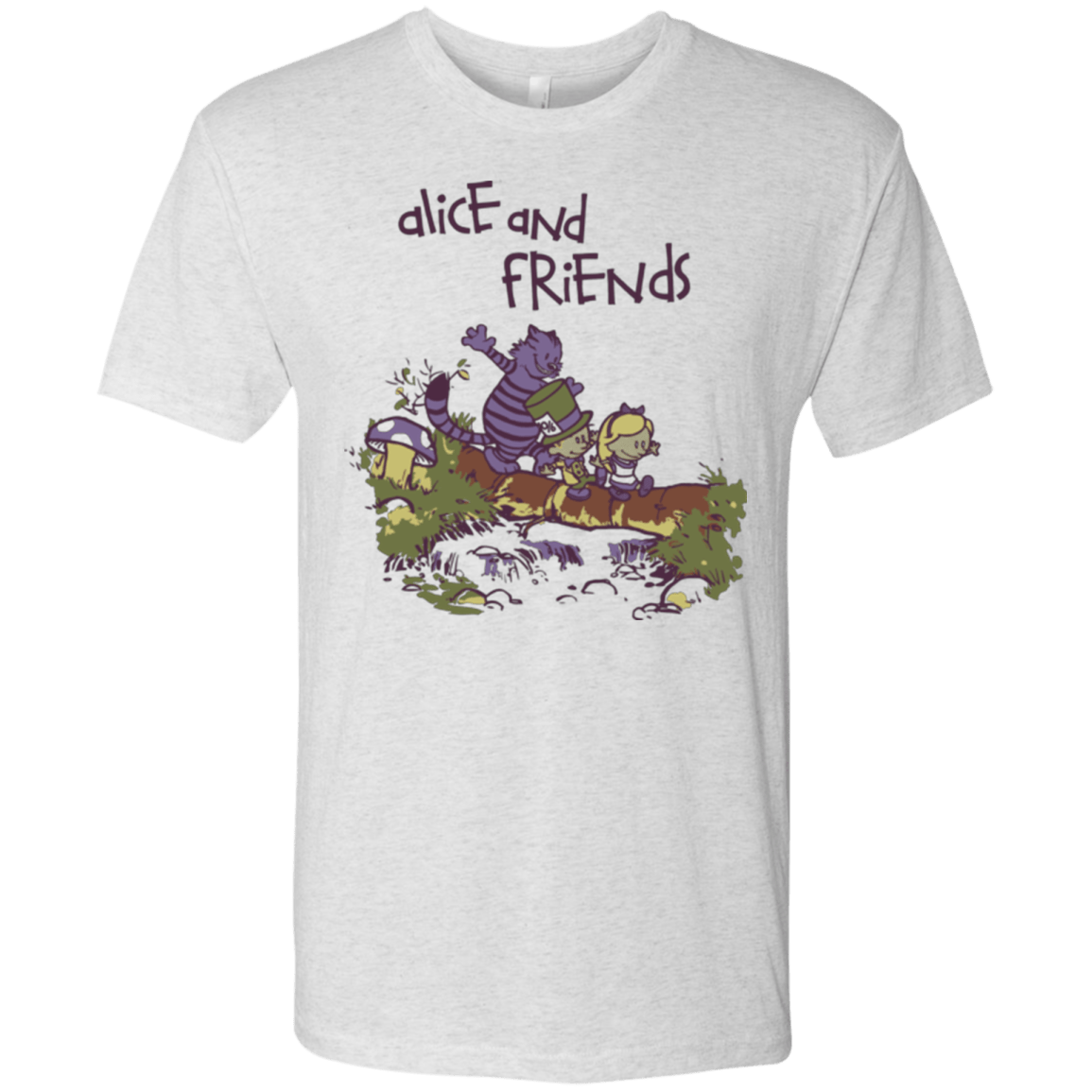 T-Shirts Heather White / Small Alice and Friends Men's Triblend T-Shirt