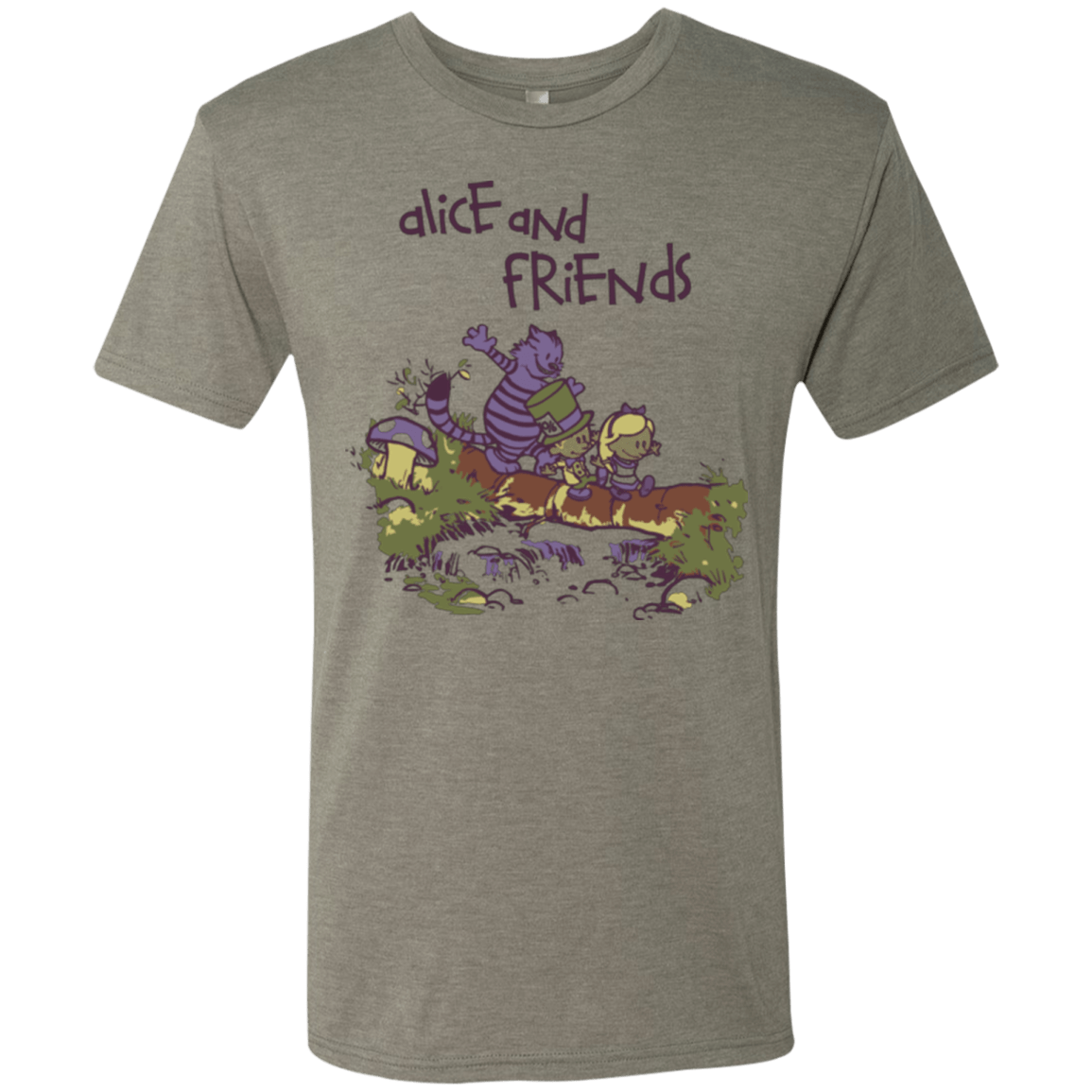 T-Shirts Venetian Grey / Small Alice and Friends Men's Triblend T-Shirt