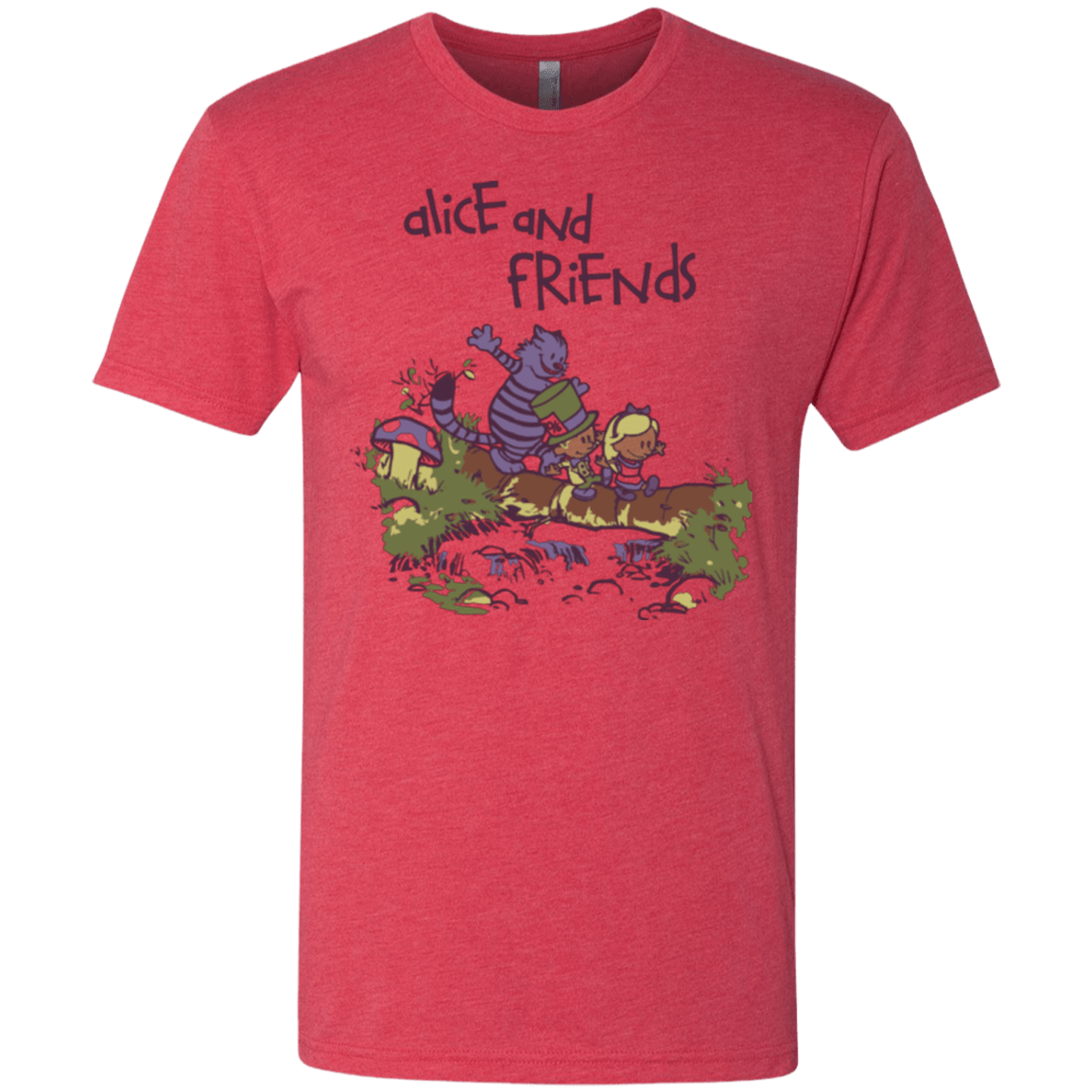 T-Shirts Vintage Red / Small Alice and Friends Men's Triblend T-Shirt