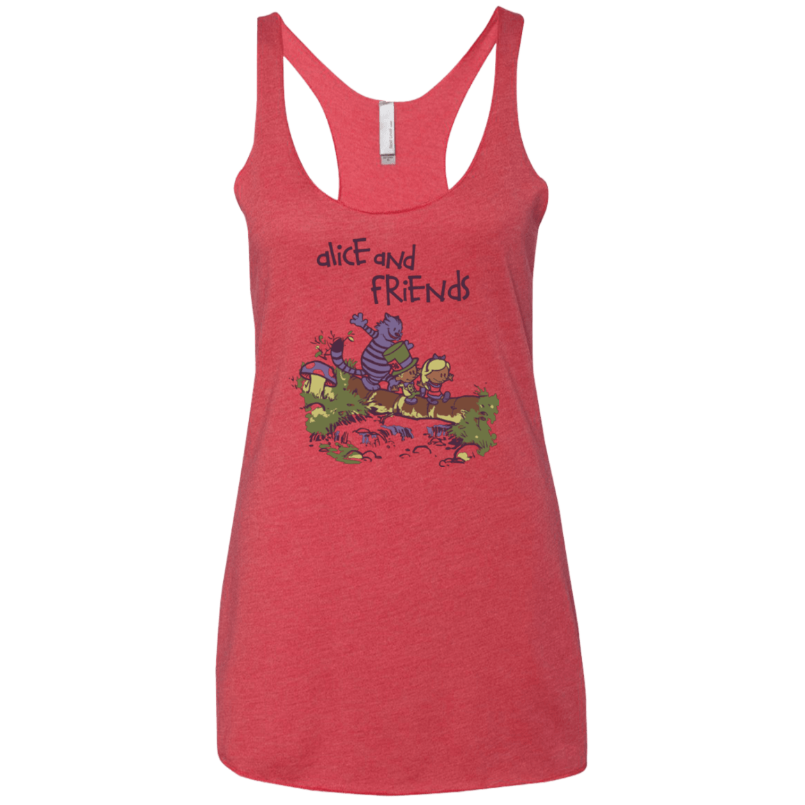 T-Shirts Vintage Red / X-Small Alice and Friends Women's Triblend Racerback Tank