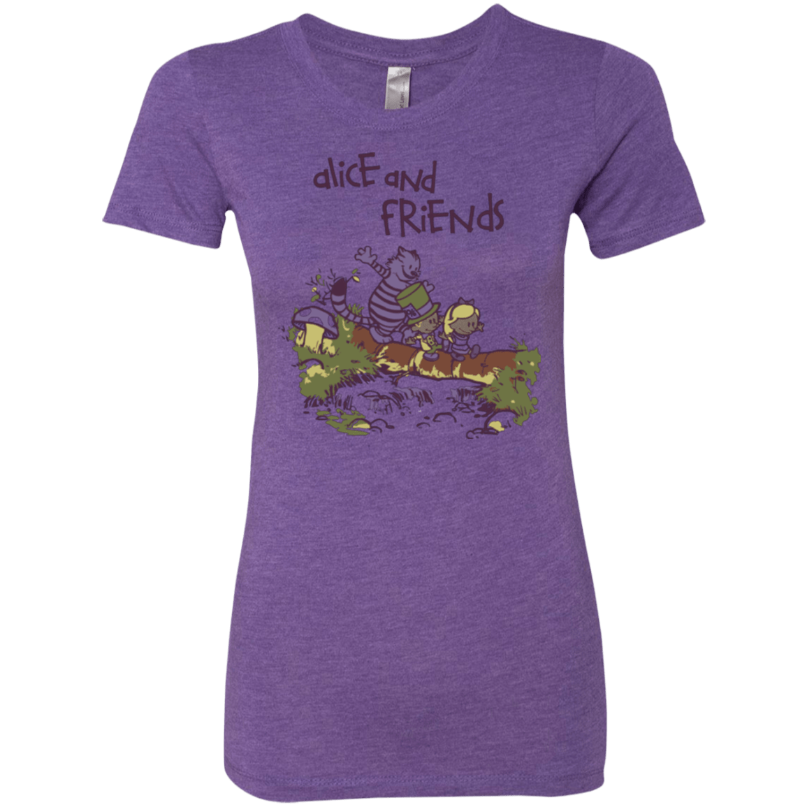 T-Shirts Purple Rush / Small Alice and Friends Women's Triblend T-Shirt