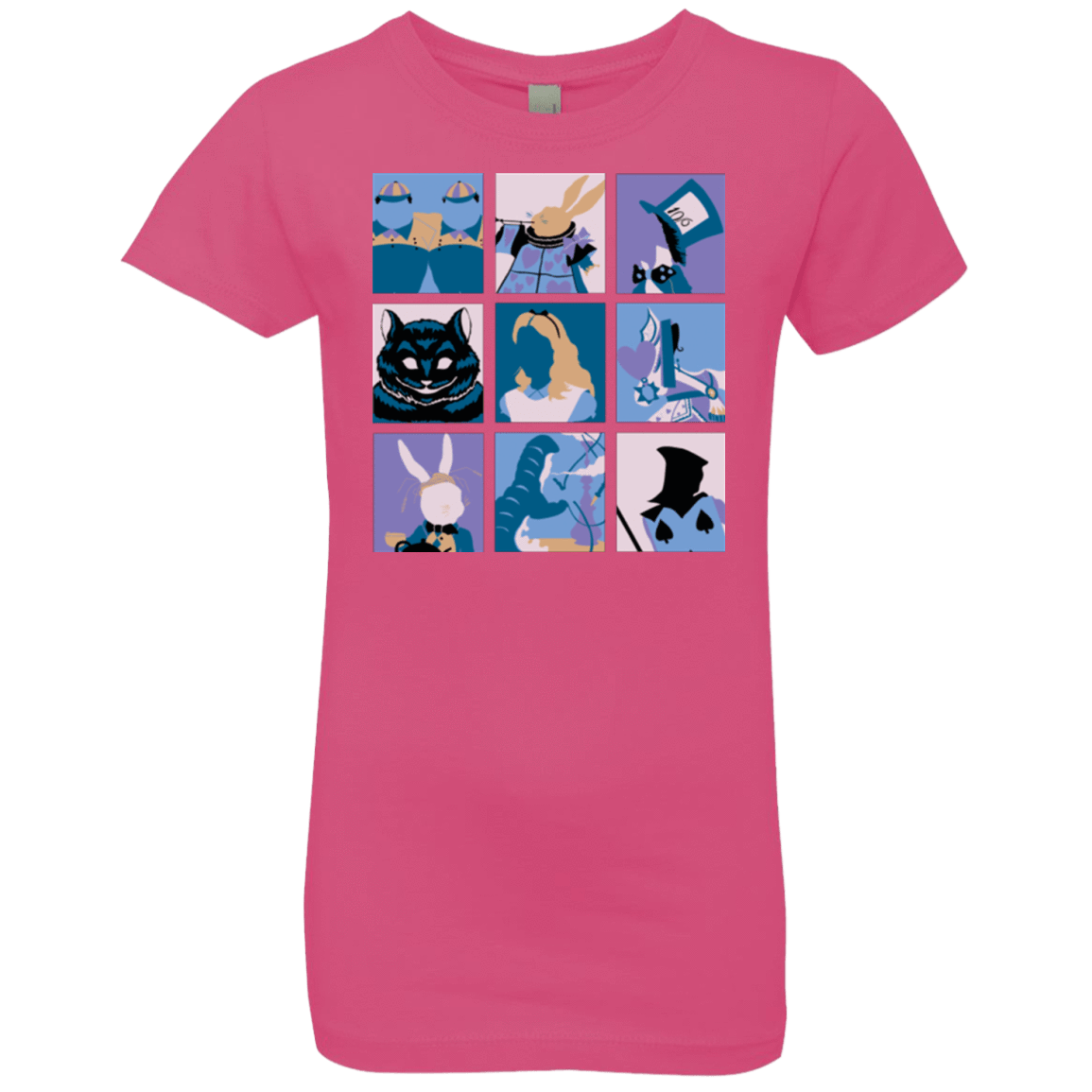 T-Shirts Hot Pink / YXS Alice Pop Girls Premium T-Shirt