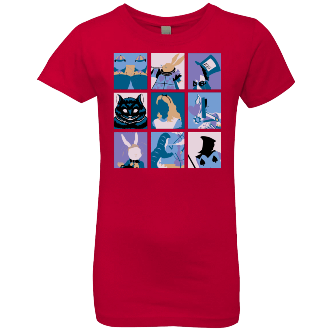 T-Shirts Red / YXS Alice Pop Girls Premium T-Shirt