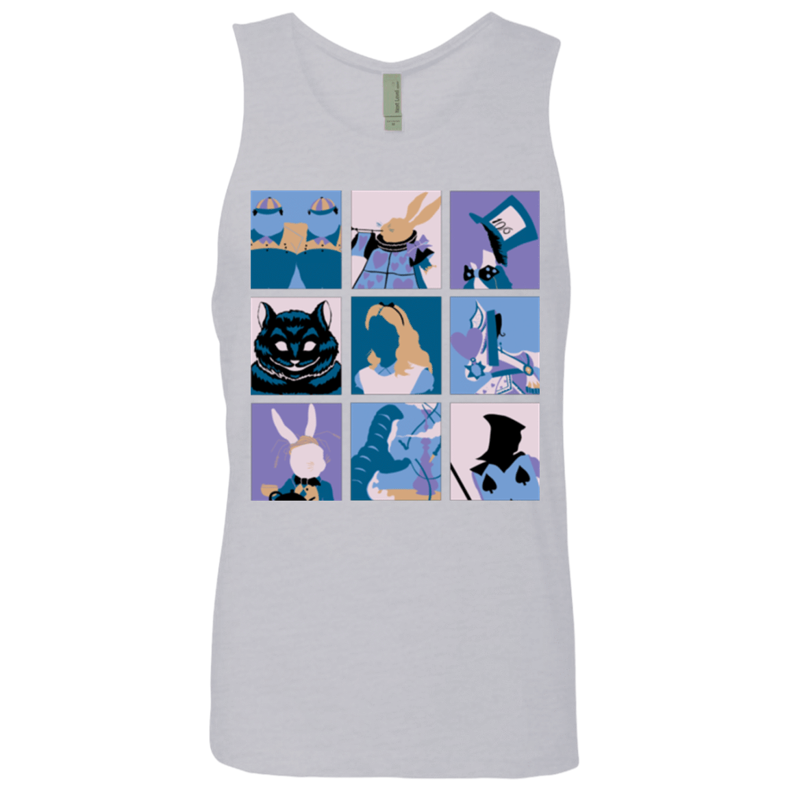 T-Shirts Heather Grey / Small Alice Pop Men's Premium Tank Top