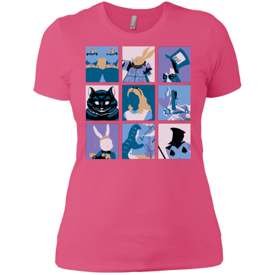 T-Shirts Hot Pink / X-Small Alice Pop Women's Premium T-Shirt