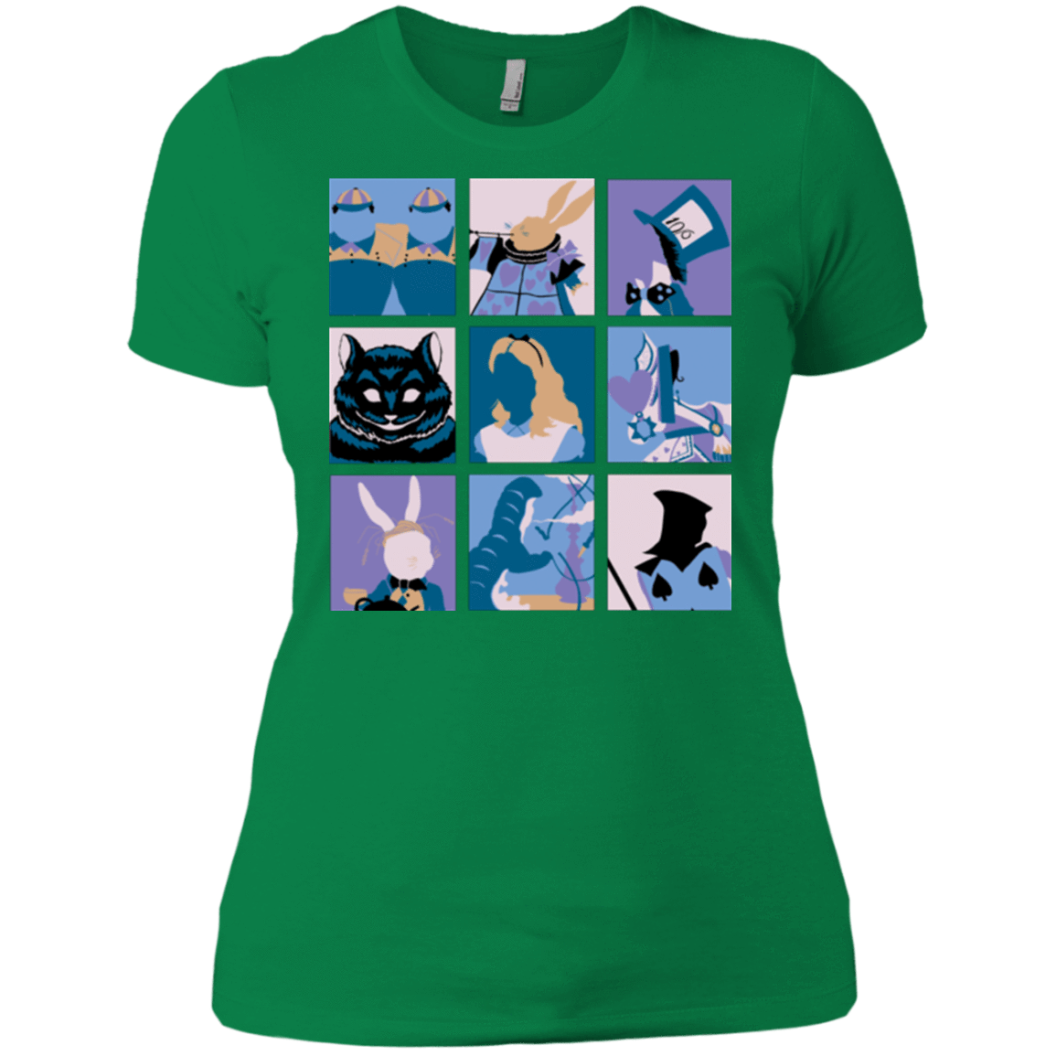 T-Shirts Kelly Green / X-Small Alice Pop Women's Premium T-Shirt