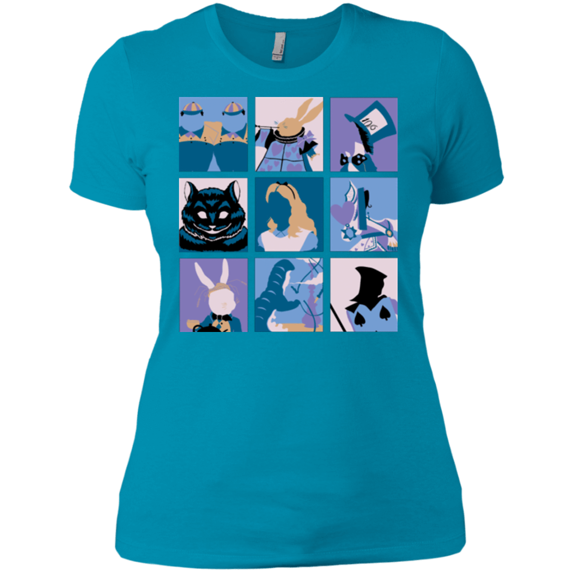 T-Shirts Turquoise / X-Small Alice Pop Women's Premium T-Shirt