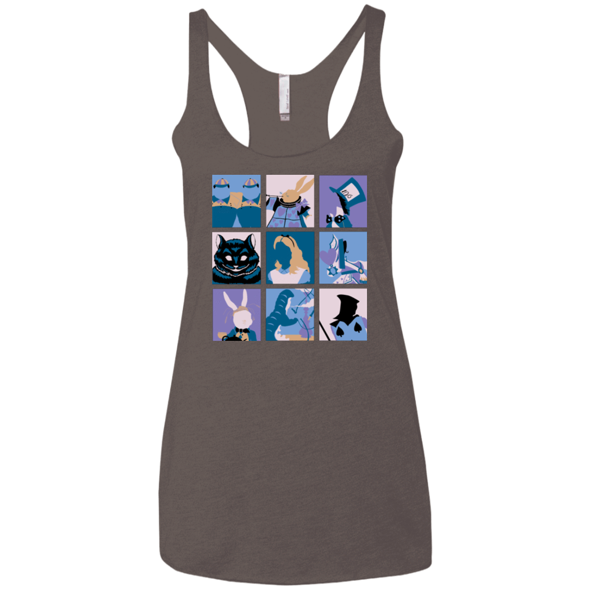 T-Shirts Macchiato / X-Small Alice Pop Women's Triblend Racerback Tank