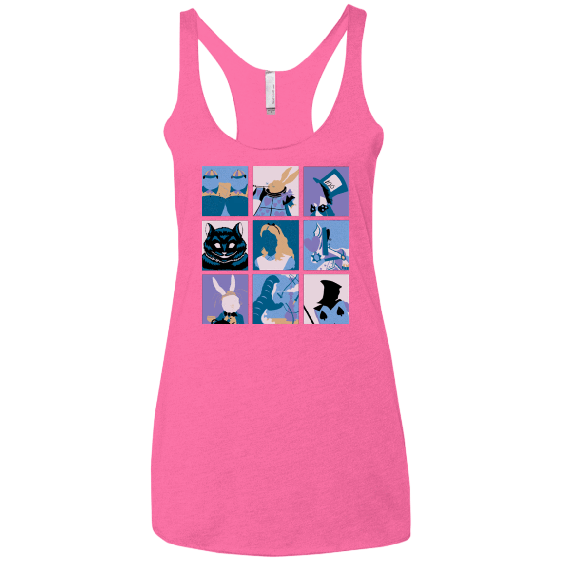 T-Shirts Vintage Pink / X-Small Alice Pop Women's Triblend Racerback Tank