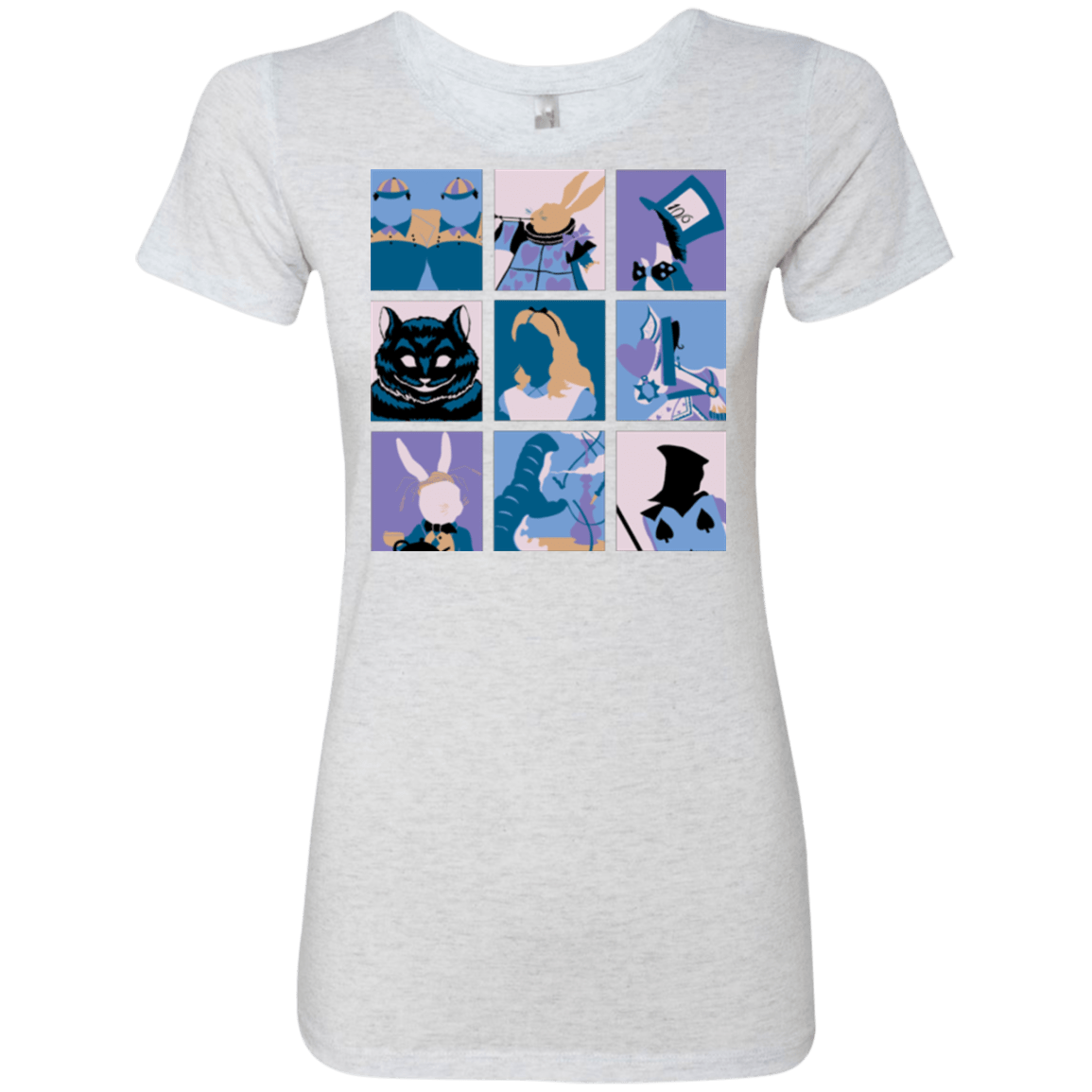 T-Shirts Heather White / Small Alice Pop Women's Triblend T-Shirt