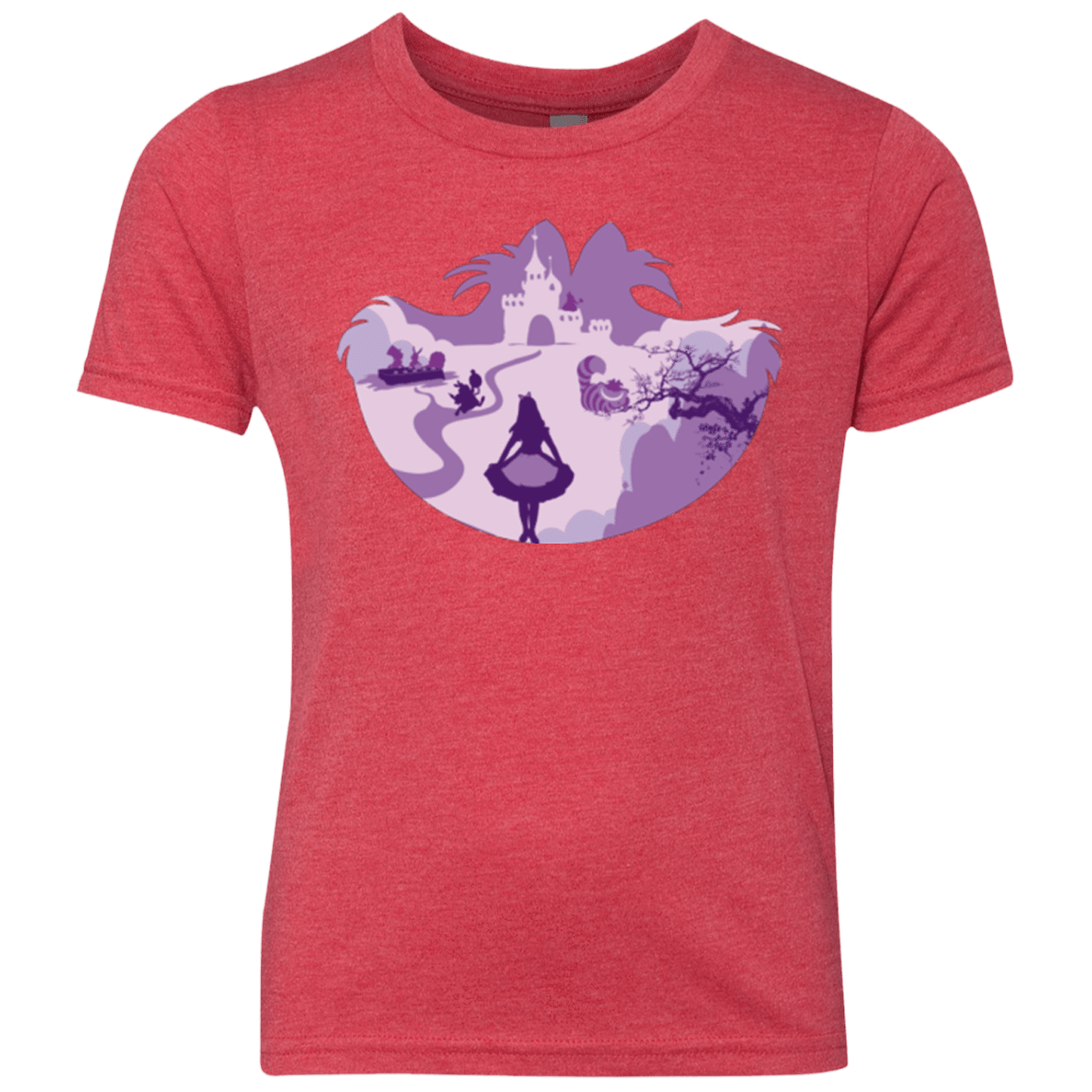 T-Shirts Vintage Red / YXS Alice Portrait Pop Youth Triblend T-Shirt