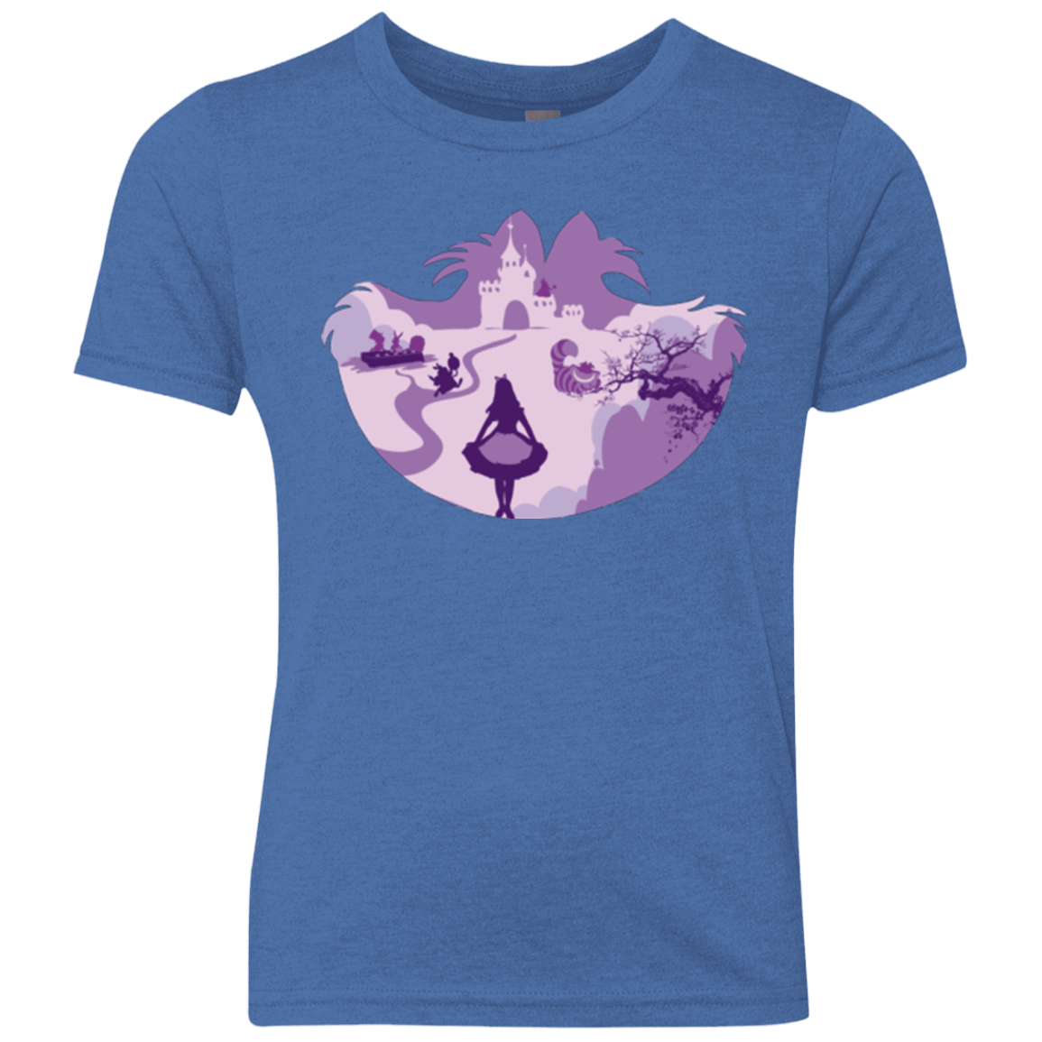 T-Shirts Vintage Royal / YXS Alice Portrait Pop Youth Triblend T-Shirt