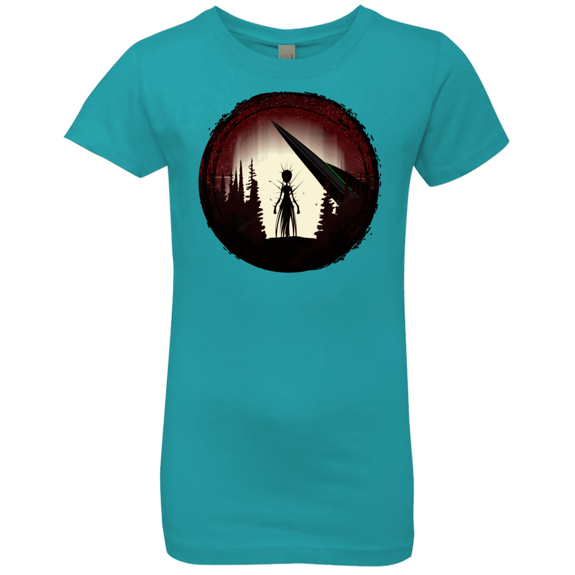 T-Shirts Tahiti Blue / YXS Alien Armor Girls Premium T-Shirt