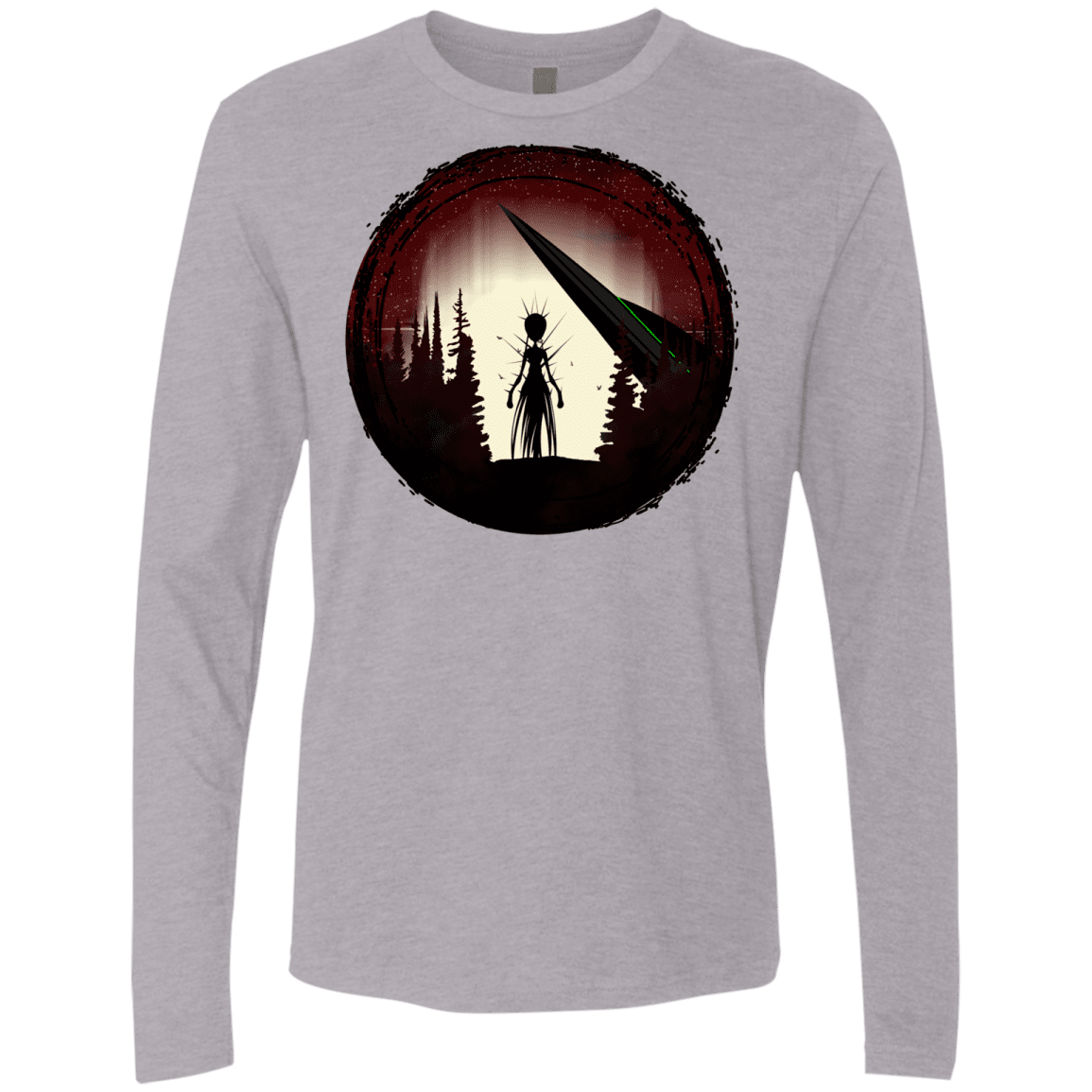 T-Shirts Heather Grey / S Alien Armor Men's Premium Long Sleeve
