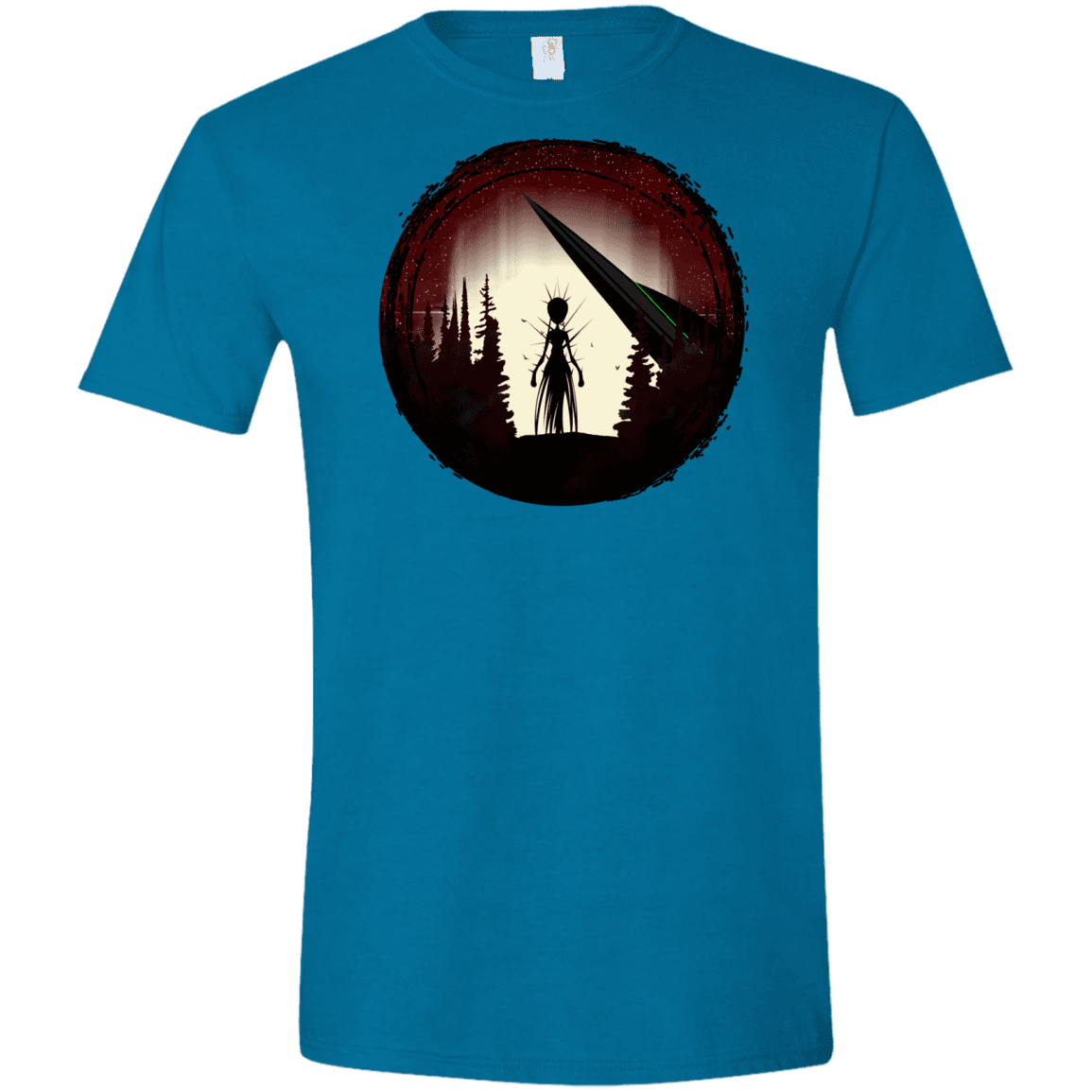 T-Shirts Antique Sapphire / S Alien Armor Men's Semi-Fitted Softstyle