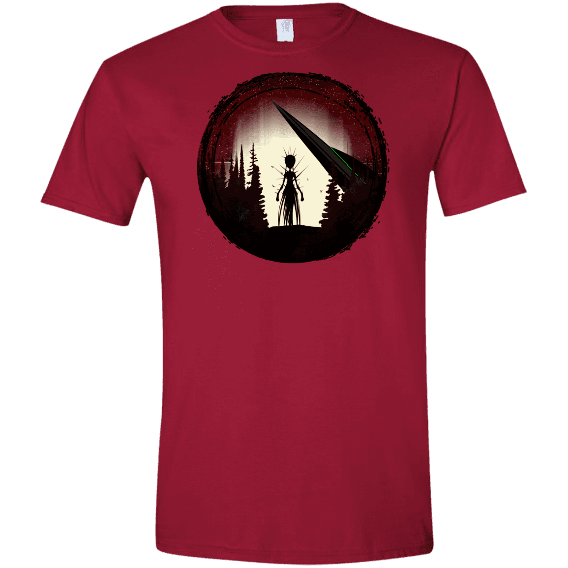 T-Shirts Cardinal Red / S Alien Armor Men's Semi-Fitted Softstyle