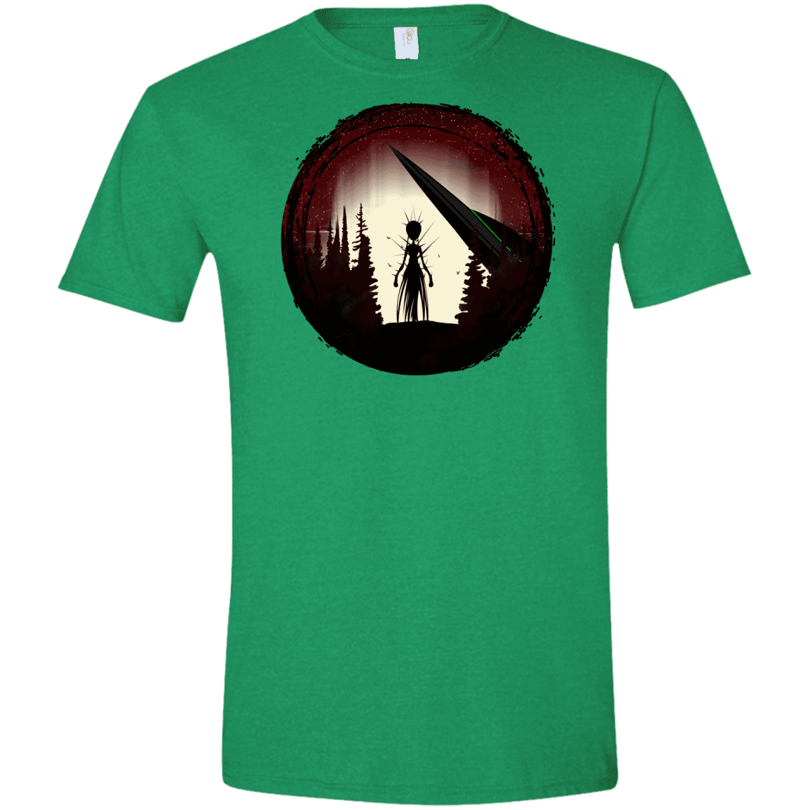T-Shirts Heather Irish Green / S Alien Armor Men's Semi-Fitted Softstyle