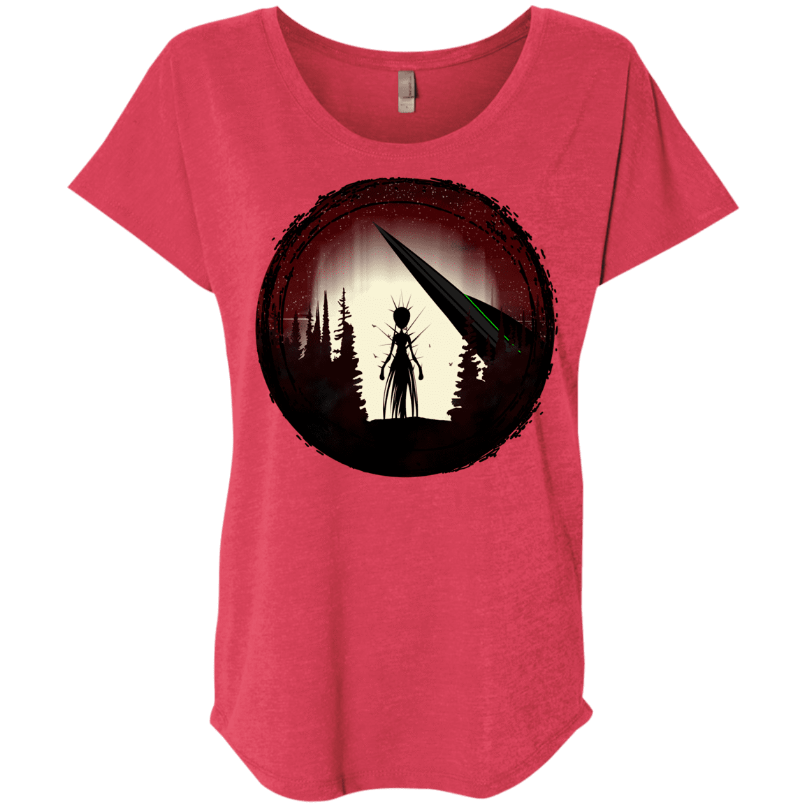 T-Shirts Vintage Red / X-Small Alien Armor Triblend Dolman Sleeve