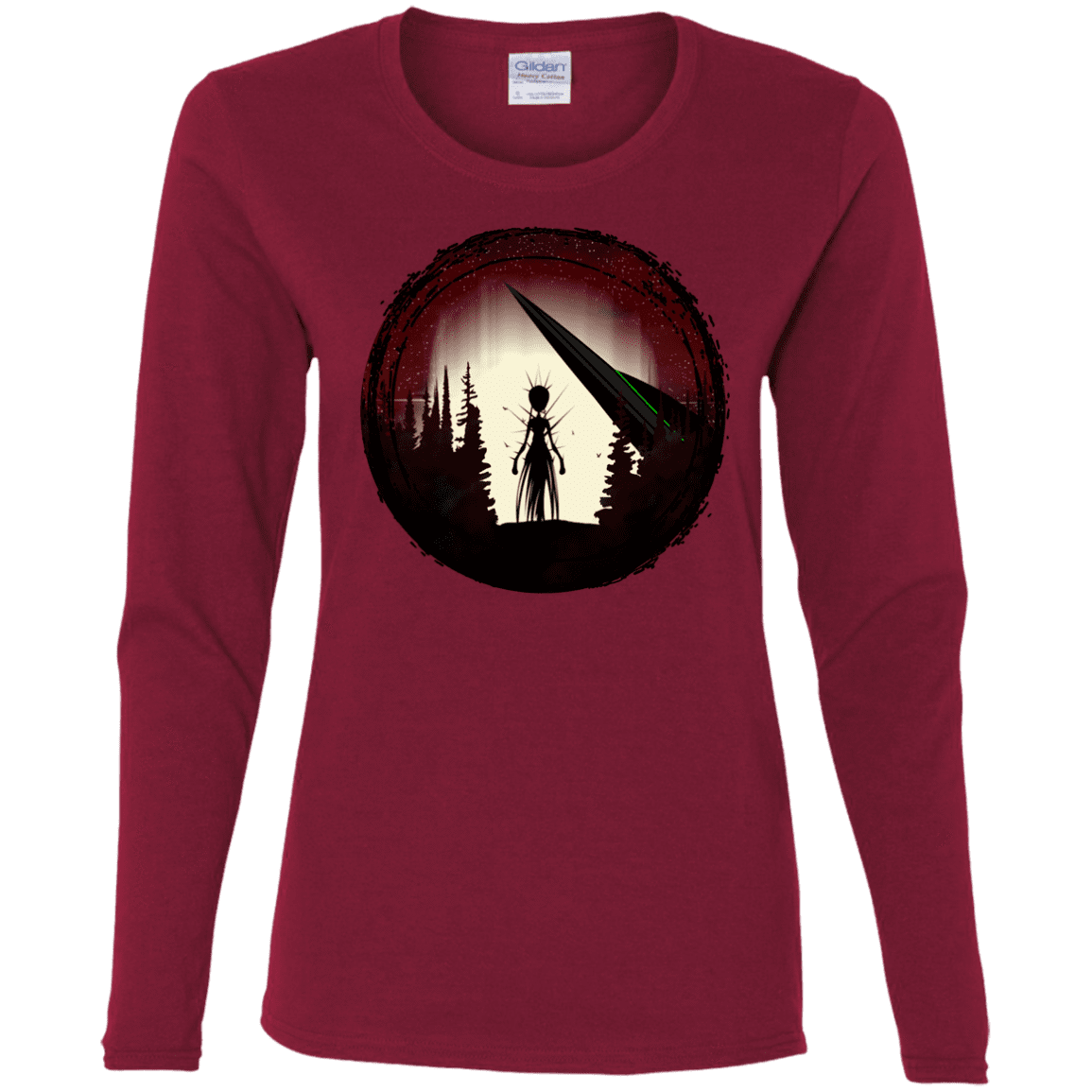 T-Shirts Cardinal / S Alien Armor Women's Long Sleeve T-Shirt