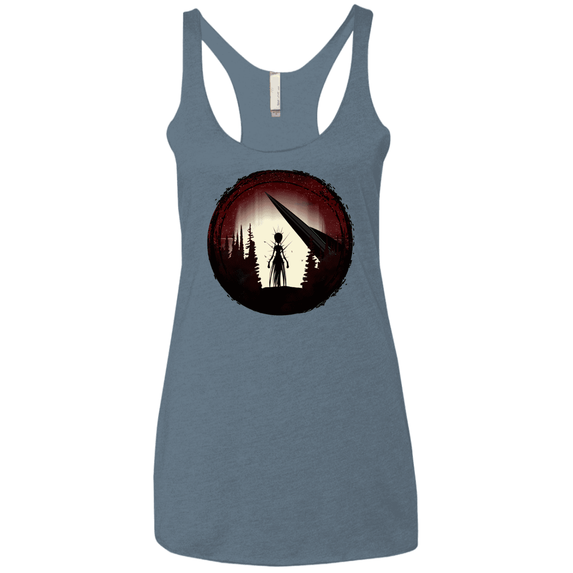 T-Shirts Indigo / X-Small Alien Armor Women's Triblend Racerback Tank