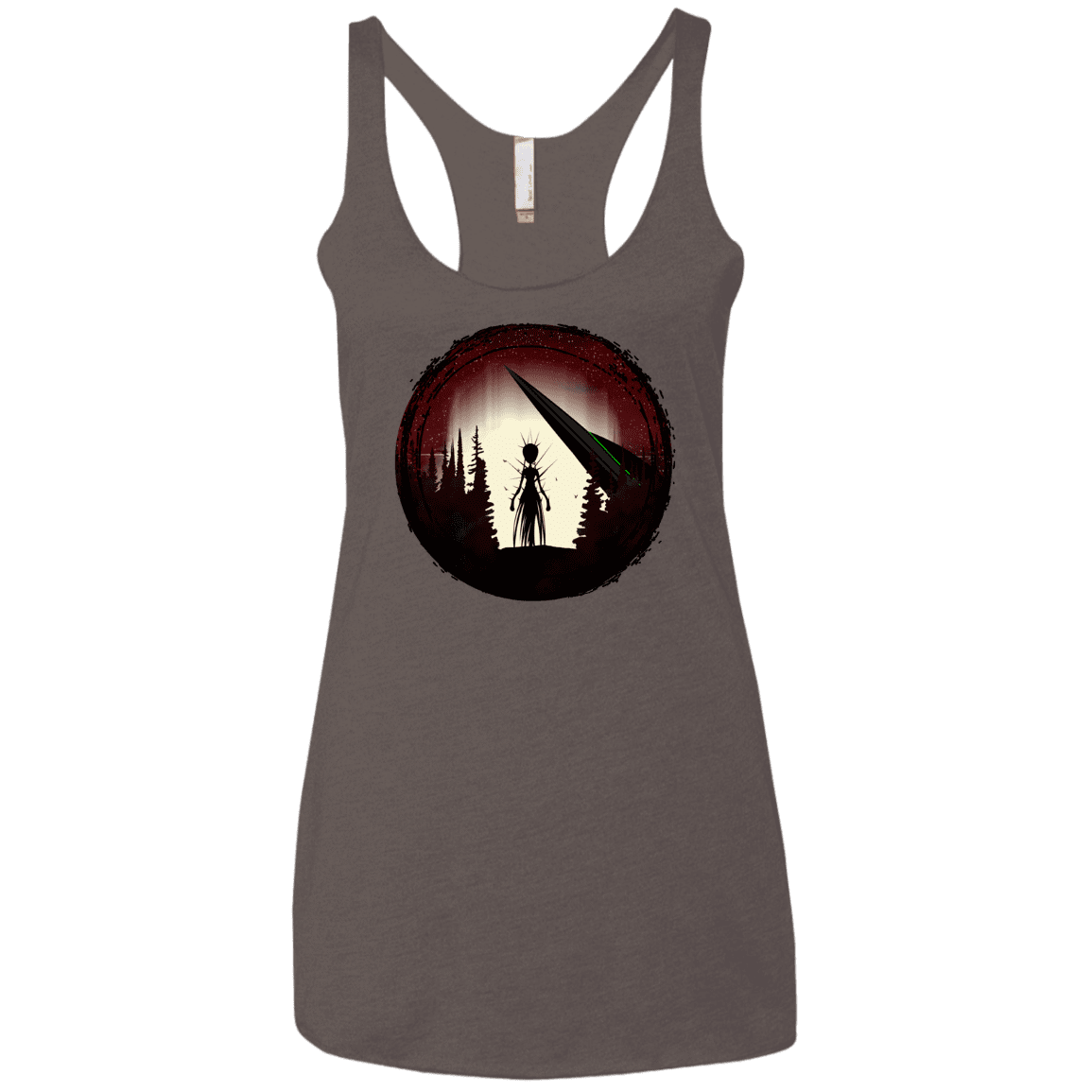 T-Shirts Macchiato / X-Small Alien Armor Women's Triblend Racerback Tank