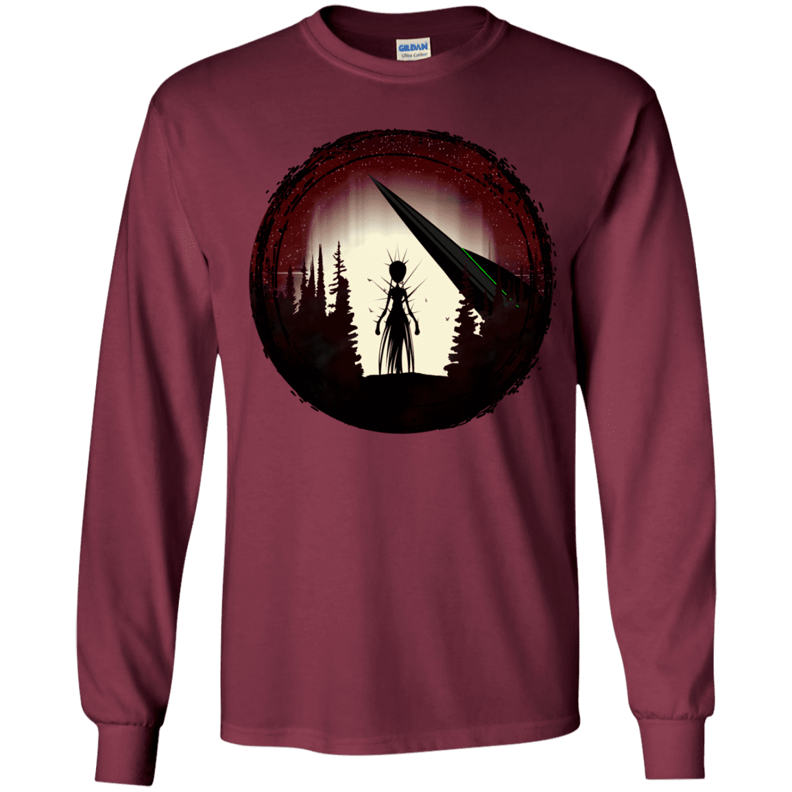 T-Shirts Maroon / YS Alien Armor Youth Long Sleeve T-Shirt