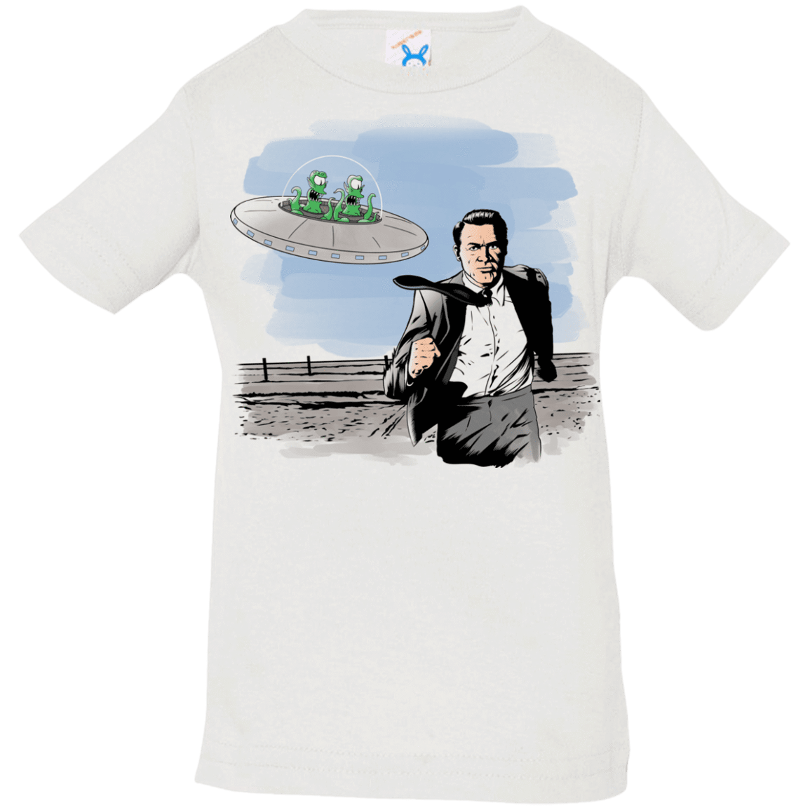 T-Shirts White / 6 Months Alien Attack Infant Premium T-Shirt