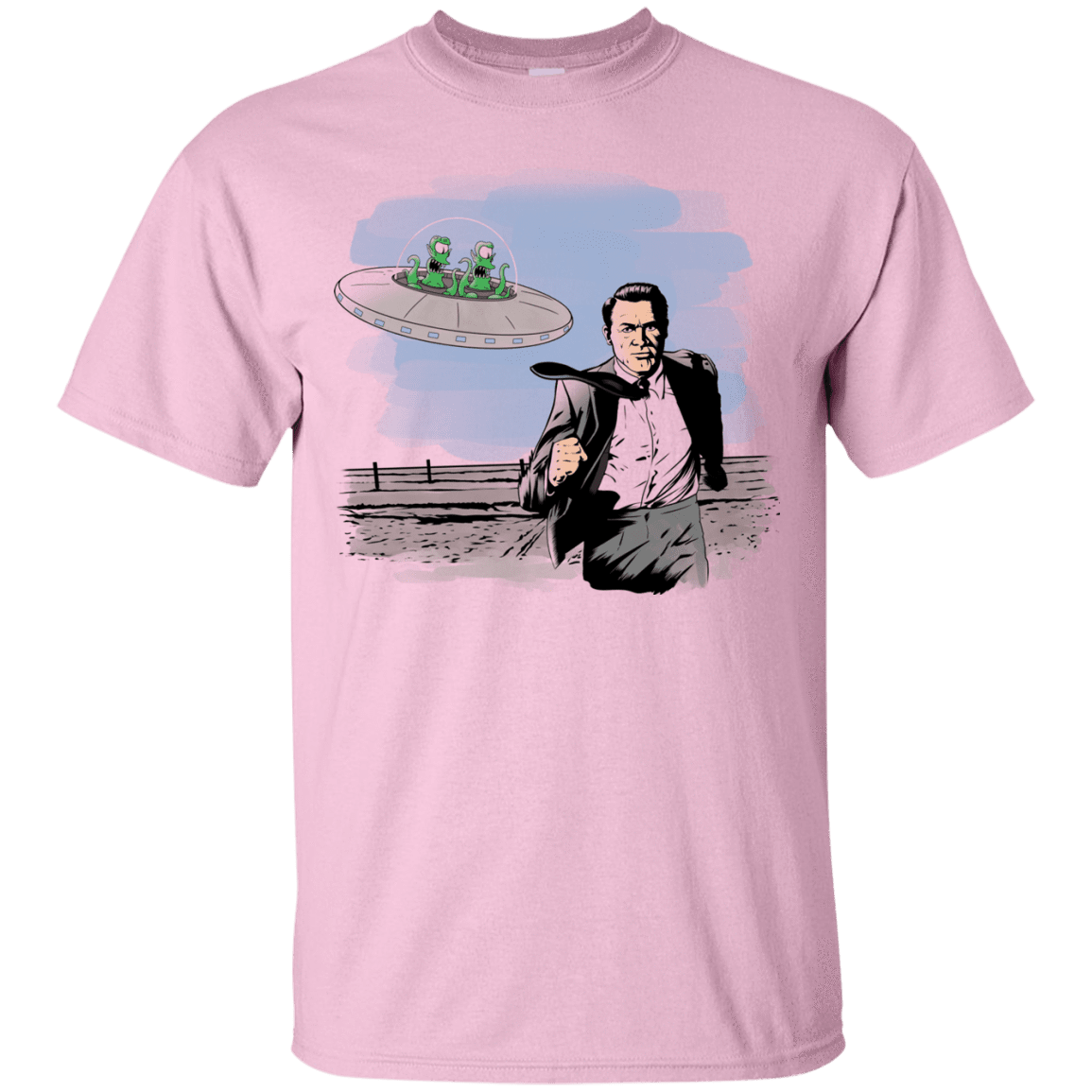 T-Shirts Light Pink / Small Alien Attack T-Shirt