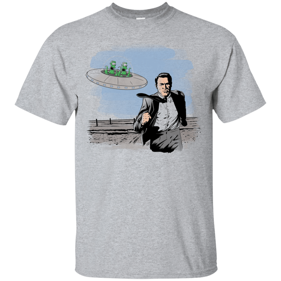 T-Shirts Sport Grey / Small Alien Attack T-Shirt