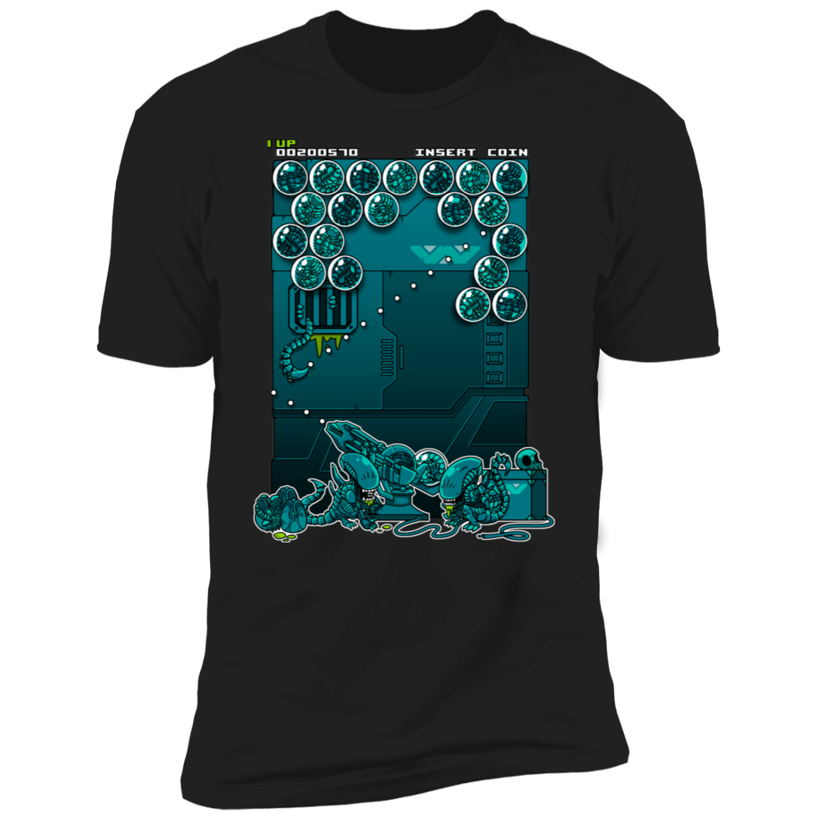 T-Shirts Black / X-Small Alien Bobble Men's Premium T-Shirt