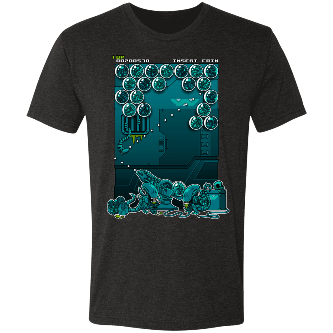 T-Shirts Vintage Black / S Alien Bobble Men's Triblend T-Shirt