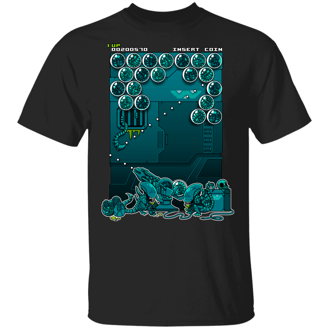 T-Shirts Black / YXS Alien Bobble Youth T-Shirt